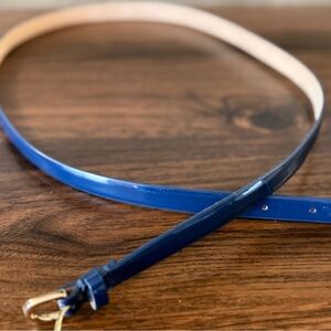 J. Crew Navy patent leather Women's Belt